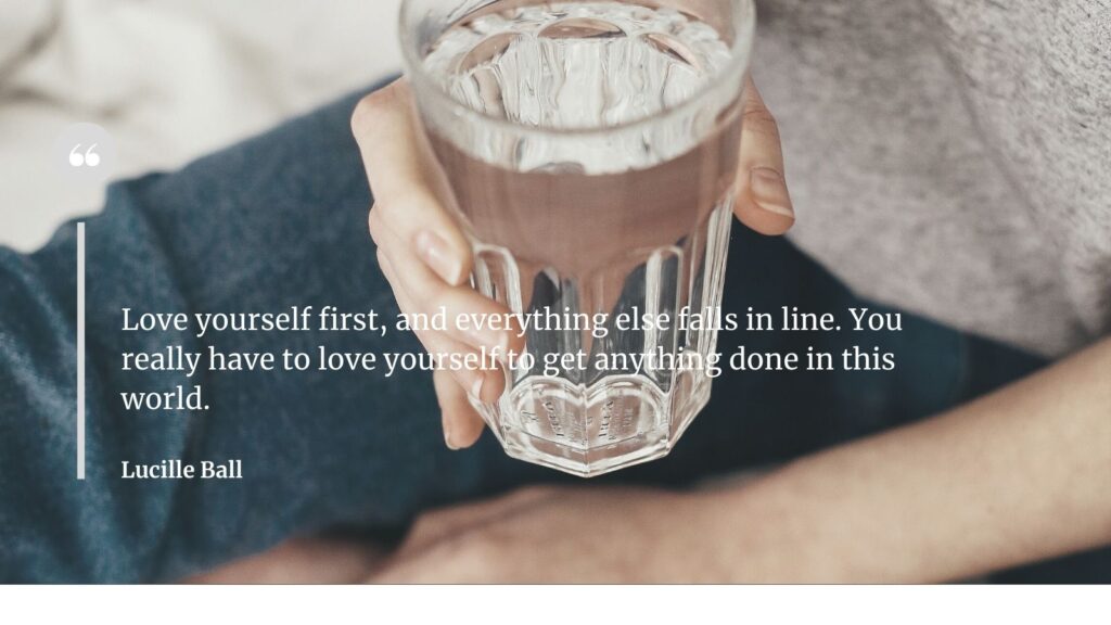 self-care making the most of yourself