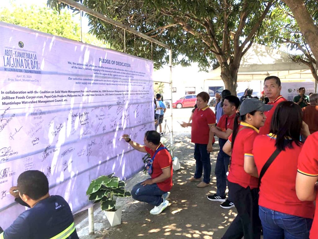 Jollibee Group Supports LLDA’s Waste Recovery Campaign